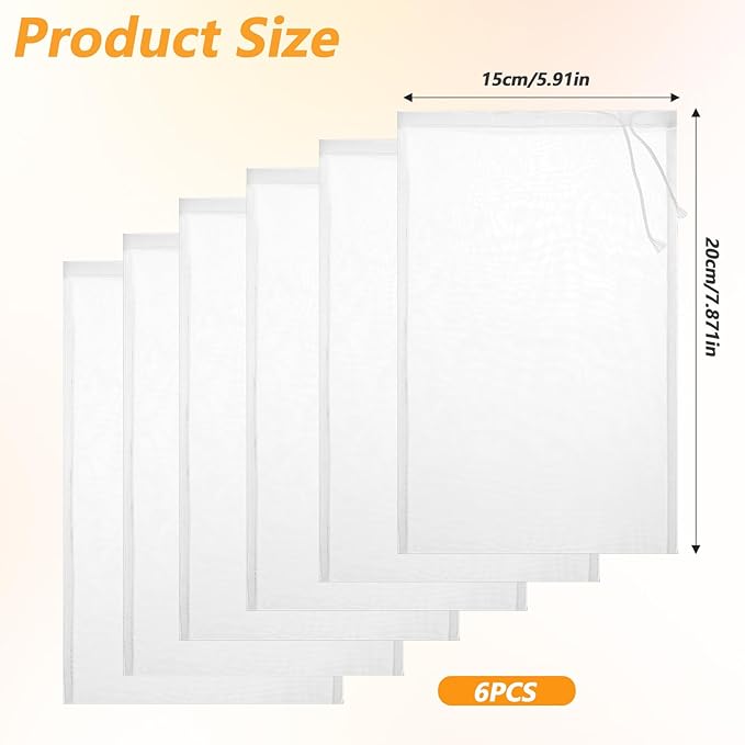 6 Pack Fruit Bag Strainer