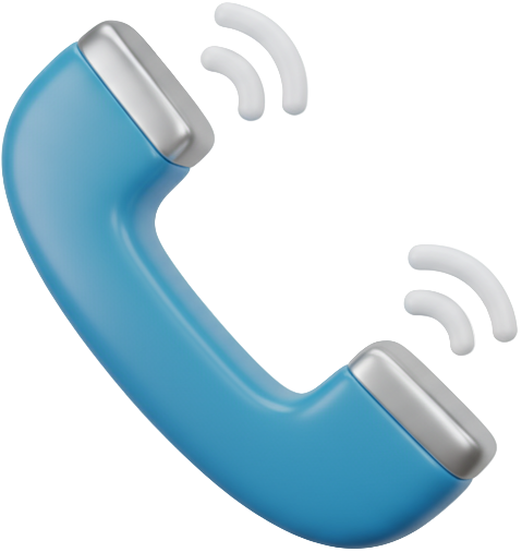 phone call emoji - 3d style - white background